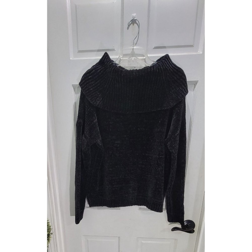 Michael Kors Women's Large Black Long Sleeve Turtleneck Sweater - Picture 5 of 14